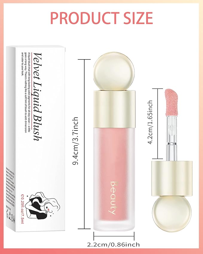 Velvet Liquid Blush Wand, Creme Blush Makeup Stick,Blush for Women-01