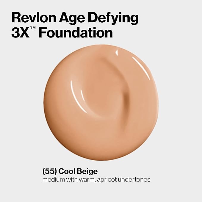 Revlon Age Defying 3X Makeup Foundation, Firming, Lifting fl oz