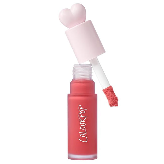 ColourPop Weightless Liquid Blush - Hydrating, Liquid Blush for Cheeks - Glowy Summer Makeup with Hyaluronic Acid for a Healthy Glow - Designed with a Doe Foot Applicator - She's Cute (0.30 oz)