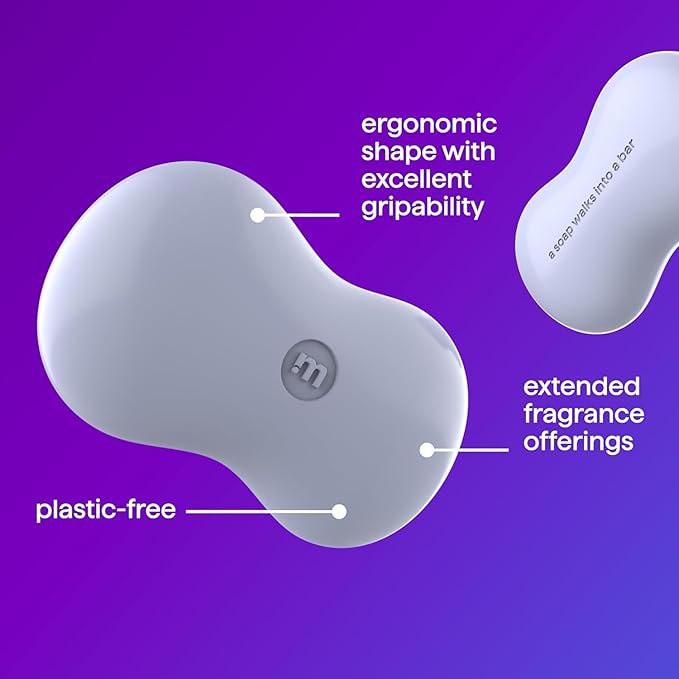 Method Bar Soap, Simply Nourish, Coconut, Rice Milk + Shea Butter notes, Plastic Free, 2 bars, 5oz each