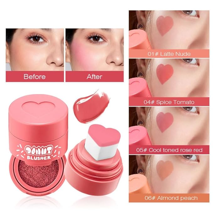 Stamp Liquid Blush Stamp Blush with Heart Shaped Women (1)