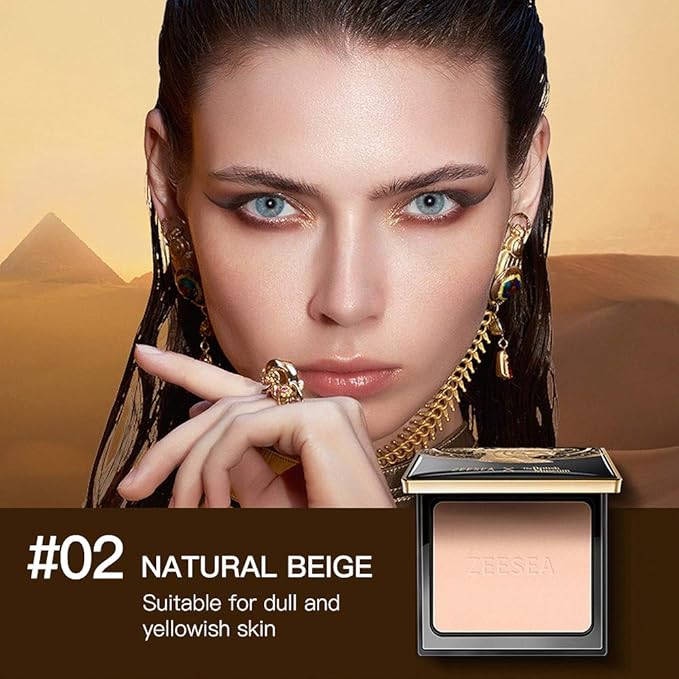 ZEESEA Pressed Powder The British Museum Egypt Series Natural Beige)