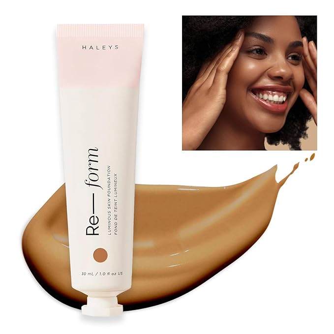 HALEYS Re-form Luminous Skin Foundation, VEGAN + CRUELTY-FREE, types (7.0)