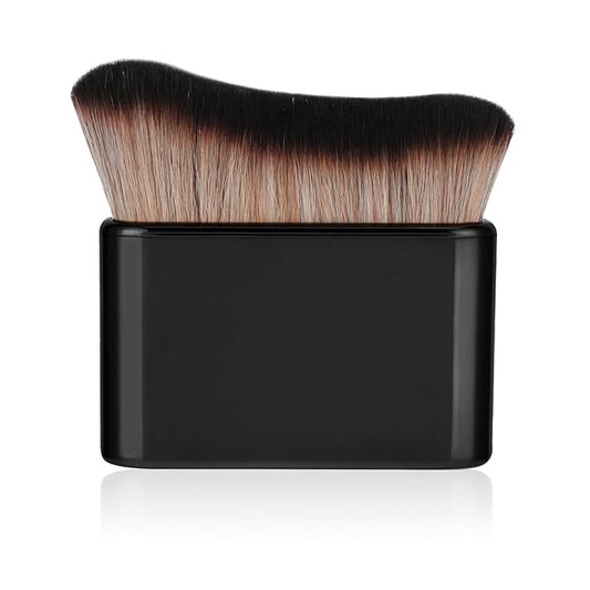 Self Tan Brush Soft Body Makeup Brush Portable Self Tanning Brush Self Tanner Face Brush For Body & Leg Makeup（Black）