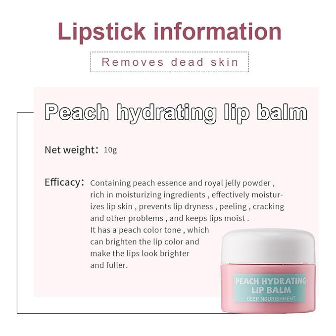 4 In 1 Peach Lip Care Lips