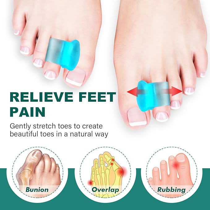 Gel toe separators, 12 pcs