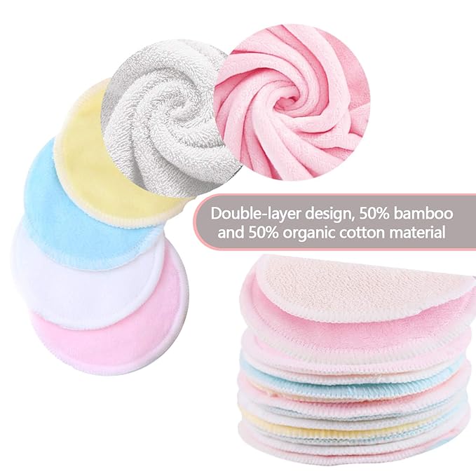 Reusable makeup remover pads (16