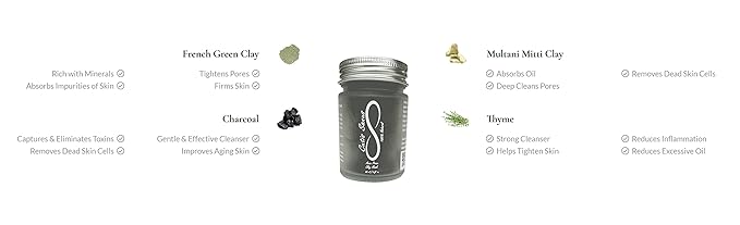 100% Natural Acne Prone Skin Clay 60g