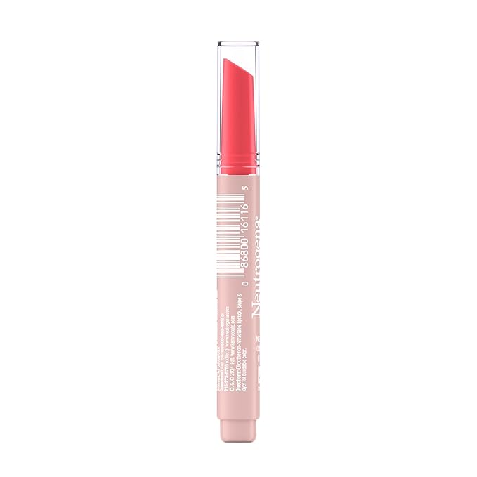 Neutrogena High Shine Glossy Lip with Maracuja Oil + Vitamins & Antioxidant Vitamin E, Nourishing Glossy Lip, Non-Retractable, Pigmented For Buildable Color, Poppy Pink, 0.07 oz