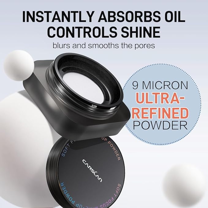 Soft Focus Loose Setting Powder, Waterproof, Matte, Oil Translucent （Sample）