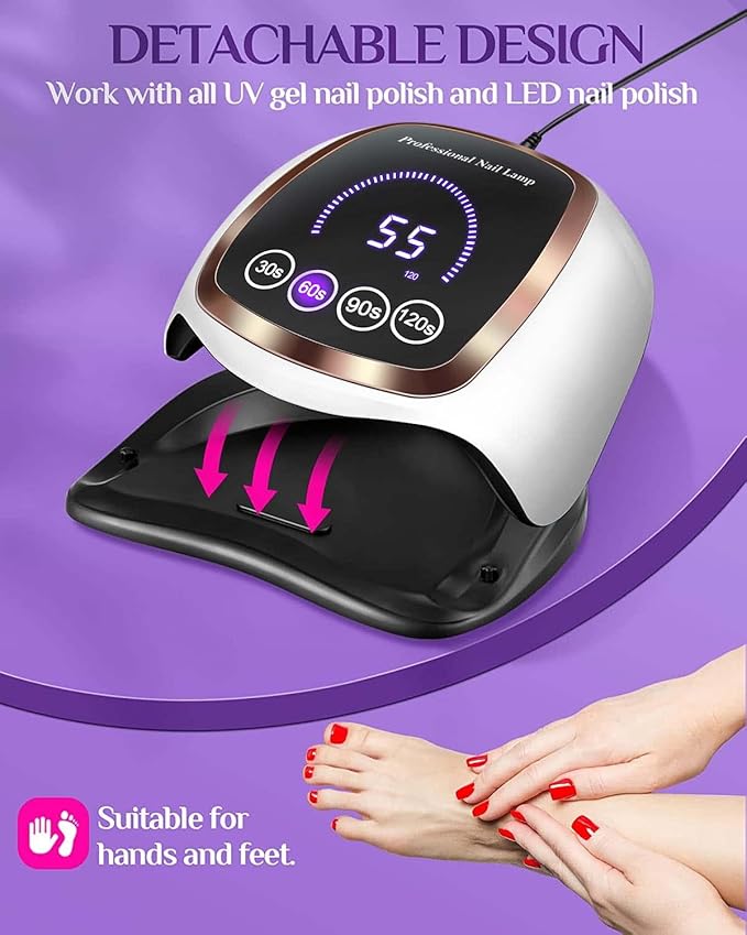Uv led nail lamp, gugusure