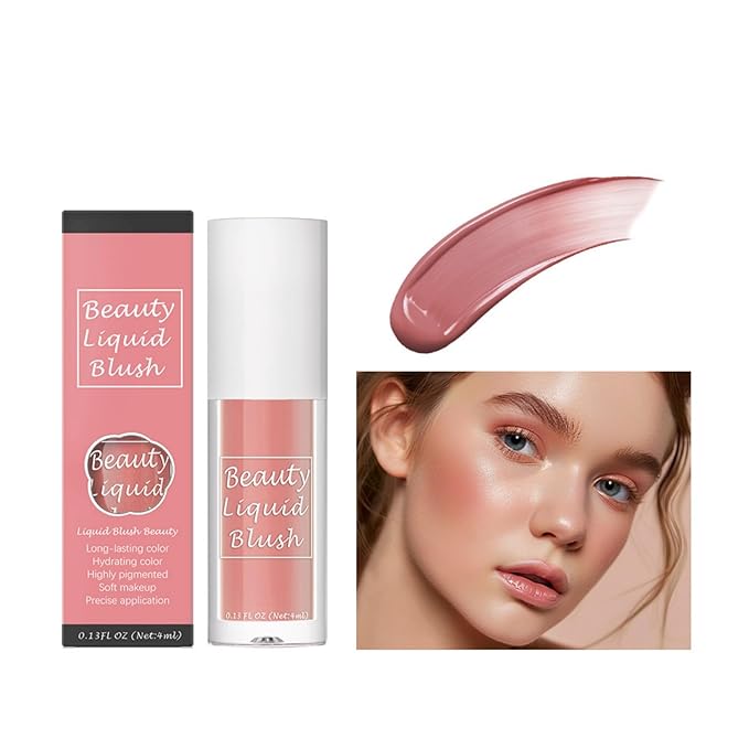 MAEPEOR Matte Liquid Blush 9 Colors Soft Cream (Color 05)