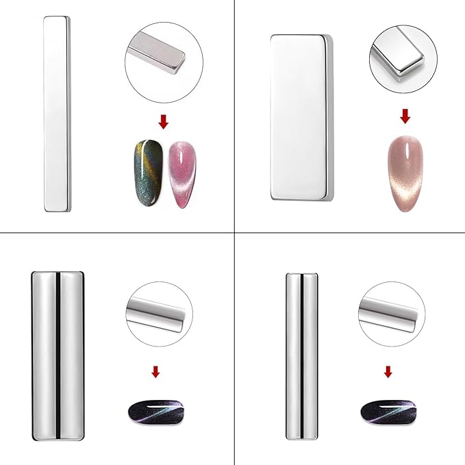 Wokoto 9pcs nail magnets for