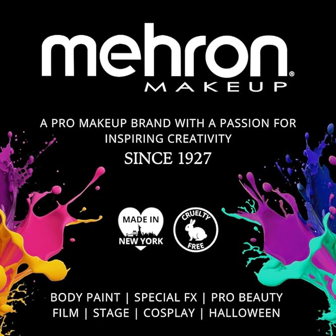 Mehron Makeup CreamBlend Stick | Face Paint, Body (Light Grey) 75 oz