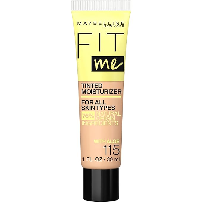 Maybelline Fit Me Tinted Moisturizer, Natural Coverage, Face 1 Count