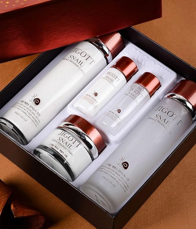 Snail Essence Moisture Skin Care 3Set, Anti-Aging