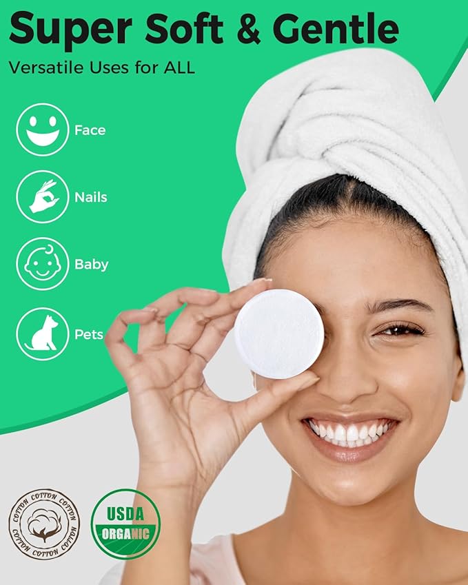 Prociv reusable makeup remover pads,