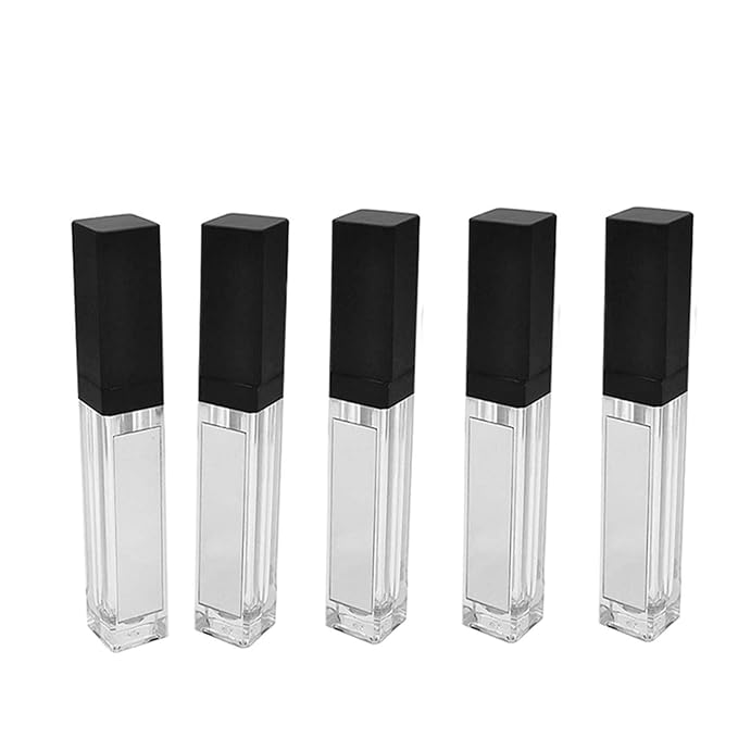 5 Pcs 7.5ml LED Light Lip Glaze Tubes 7.5ml