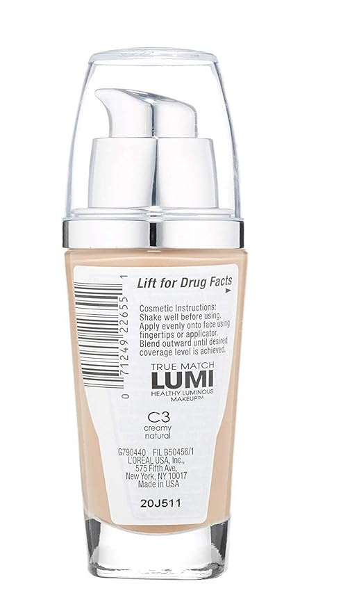 L'Oreal Paris True Match Lumi Healthy Luminous Makeup, fl; oz.