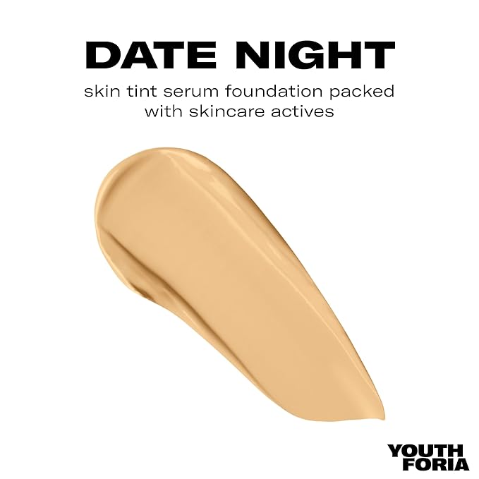 Youthforia Date Night Skin Tint Serum Foundation, Light-Medium Warm Undertones
