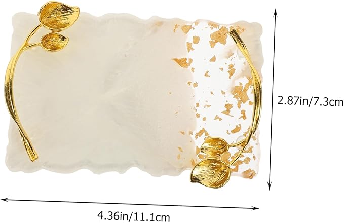 FOMIYES 2pcs Nail Palette Vintage Nail Plate White