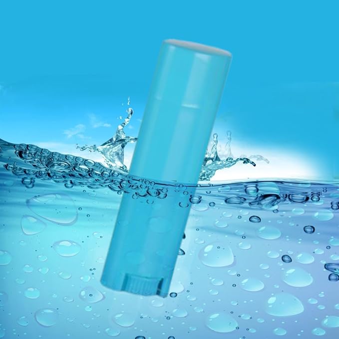 5ml 25Pcs Empty Oval Deodorant Lip Blue)