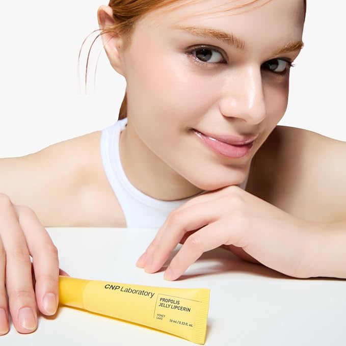 CNP Propolis Jelly Lipcerin - Honey Cake, Hydrating Lip Gloss with Manuka Honey & Hyaluronic Acid, Gifts for Women, Korean Skin Care, 0.3 fl.oz.