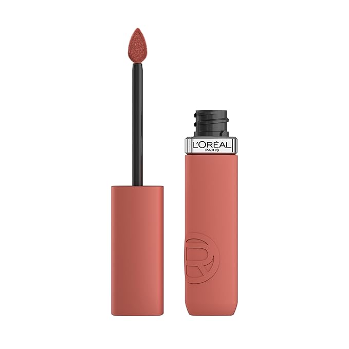L'Oreal Paris Infallible Matte Resistance Liquid Lipstick, up to 16 Hour Wear, Rose Heat 630, 0.16 Fl Oz