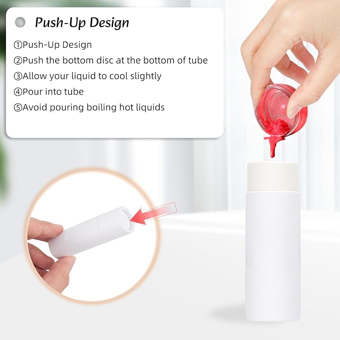 NICENEEDED 10 Pcs Paperboard Lip Balm