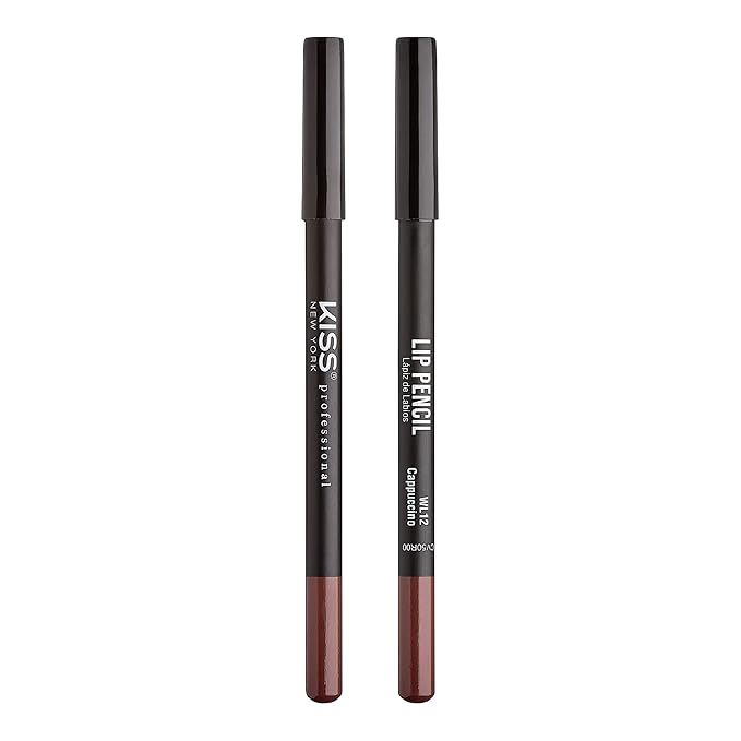Professional Slim Lip Pencil, Creamy Soft Lip Liner, Smooth Long-Lasting Rich Lip Color, Natural Lip Makeup, Water-Resistant Lip Crayon (Cappuccino)