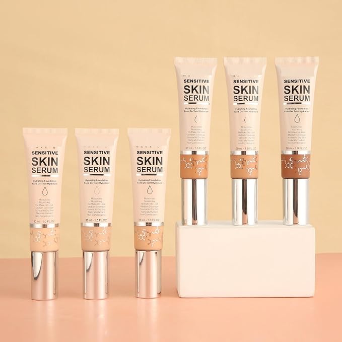 MAEPEOR Hydrating Foundation 6 Colors Full Coverage Liquid