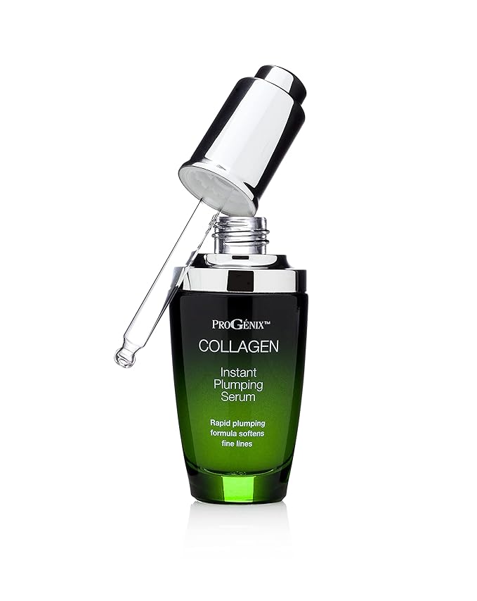 Collagen Face Serum Skin Care Moisturizer Booster. Instant Plumping Serum With Hyaluronic Acid To Plump Fine Lines. 1 Fl Oz (Pack of 2)