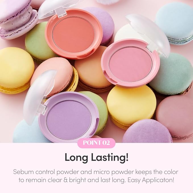 ETUDE Lovely Cookie Blusher #PP502 Lavender Lemon Macaron 4g