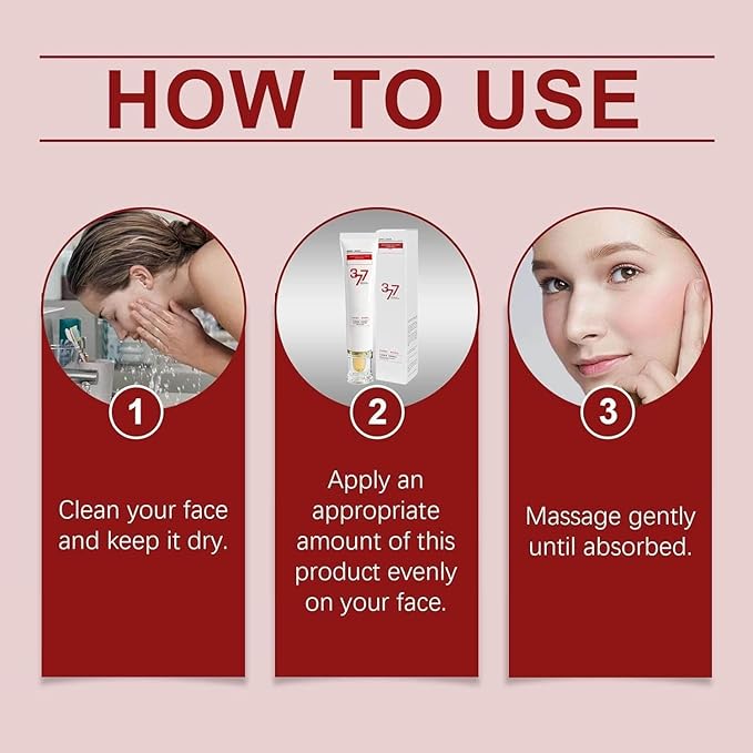 377 Anti Wrinkle Cream for Face, 377 Dark Spot Remover, Moisturizing & Rejuvenating Skin, 40g