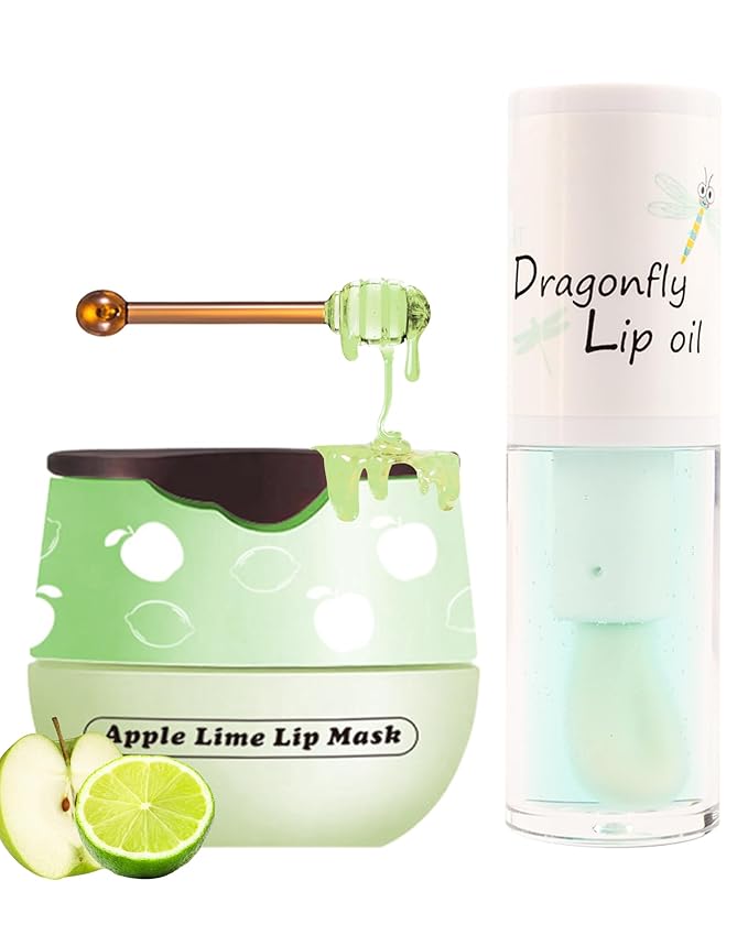 2Pcs Apple Lime Lip Bee Balm labios