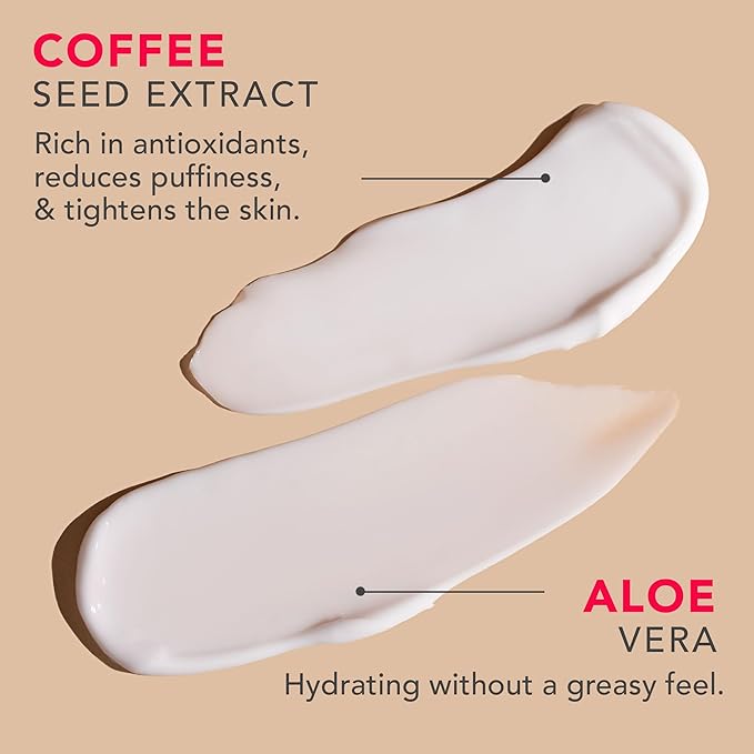 Caffeine eye cream for puffiness