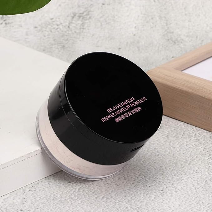 Sonew Makeup Finish Loose Powder, Oil Control ing (02#Ivory White) 15g