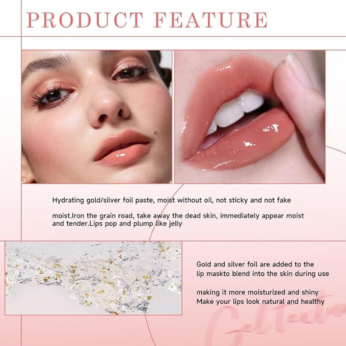 AKARY Gold Spun Lip Mask Moisturizer Nourishing