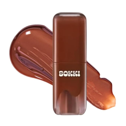 Glow Bokki Glossy Lip Tint, Korean Beauty (GB10 Grilled Brown, 4.1 grams)