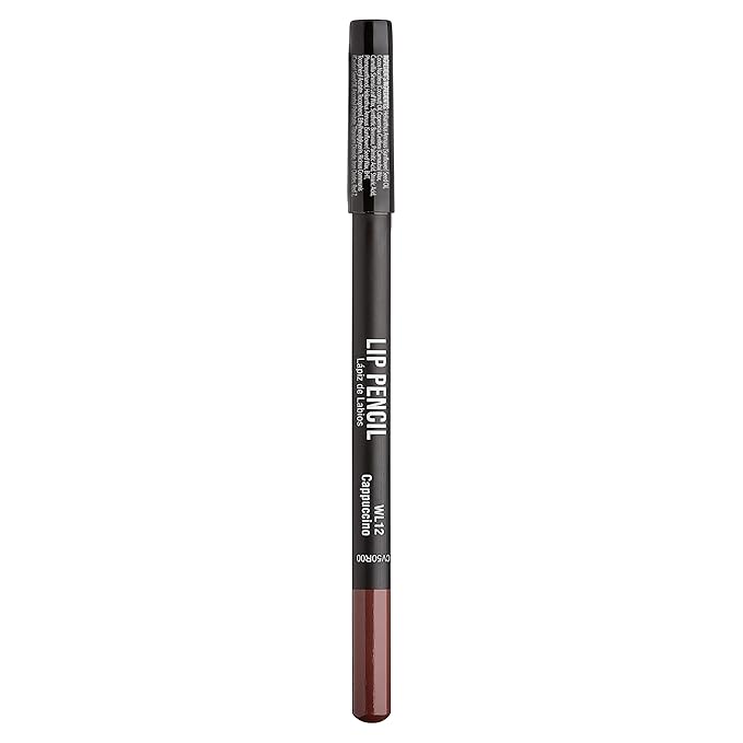 Professional Slim Lip Pencil, Creamy Soft Lip Liner, Smooth Long-Lasting Rich Lip Color, Natural Lip Makeup, Water-Resistant Lip Crayon (Cappuccino)