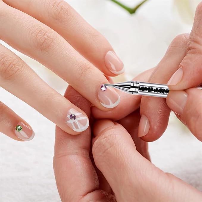 Rhinestone picker tool with 2