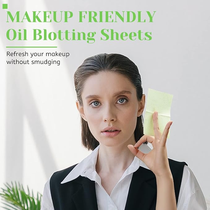 Oil Blotting Sheets for Face - Green Tea,26%