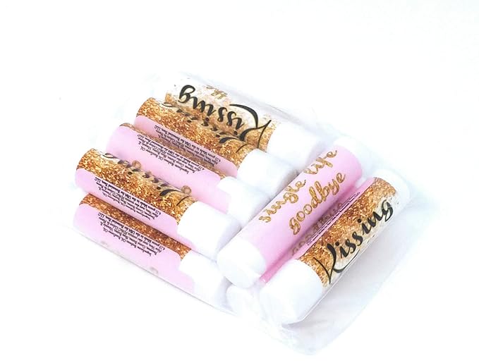 12 Bridal Shower Lip Balms - Kissing