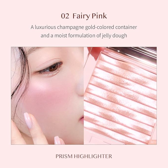 CLIO PRISM HIGHLIGHTER 02 FAIRY PINK