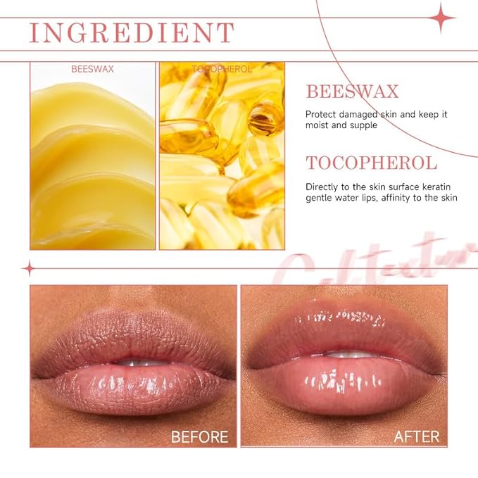 AKARY Gold Spun Lip Mask Moisturizer Nourishing