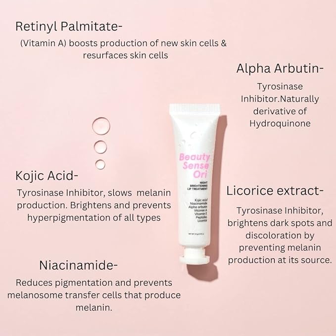 Potent brightening Lip Balm for dark