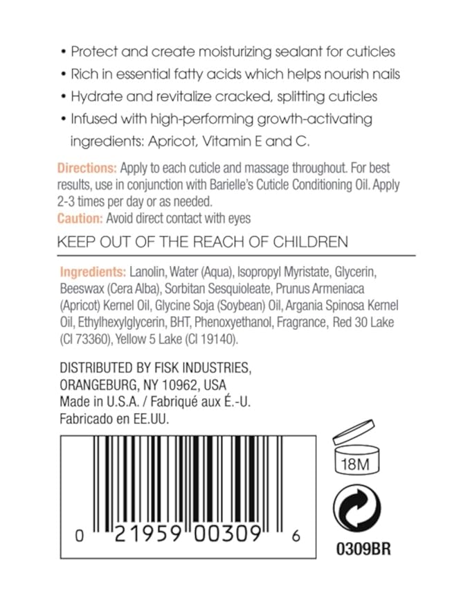 BARIELLE Cuticle Massage Cream .5