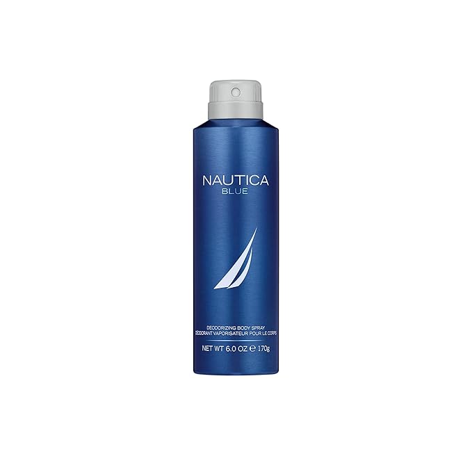 Nautica Blue Eau de Toilette + Deo Body Spray, Notes of Basil, Jasmine, and Cedarwood, Men's Fragrance, Long Lasting, Everyday Fragrance