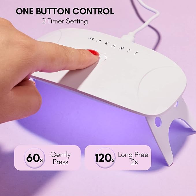 Makartt UV Nail Lamp, 8W