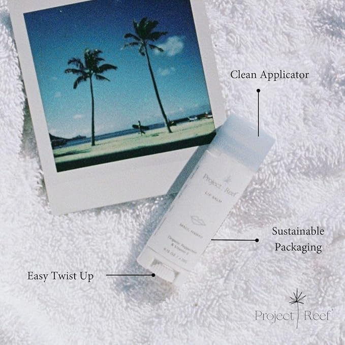 Cooling Lip Balm w/Organic Peppermint, Shea